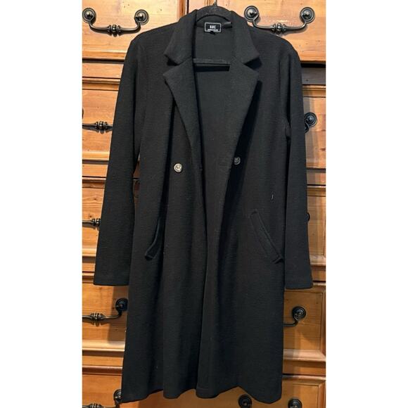 HAVE Los Angeles Since 1999 Women’s Black Coat Sweater Light Weight Size Large - Picture 1 of 5